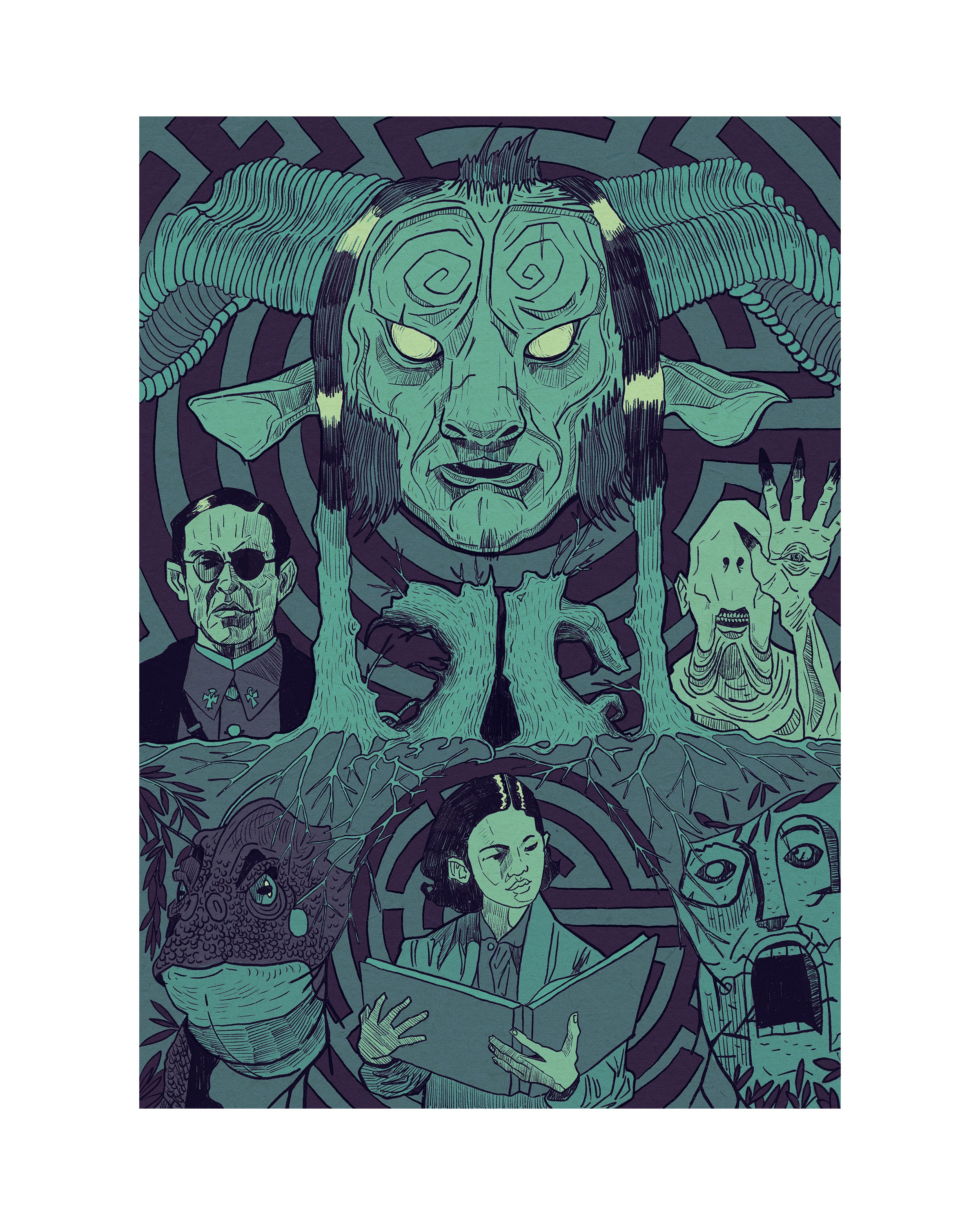 Labyrinths 8x10 Print