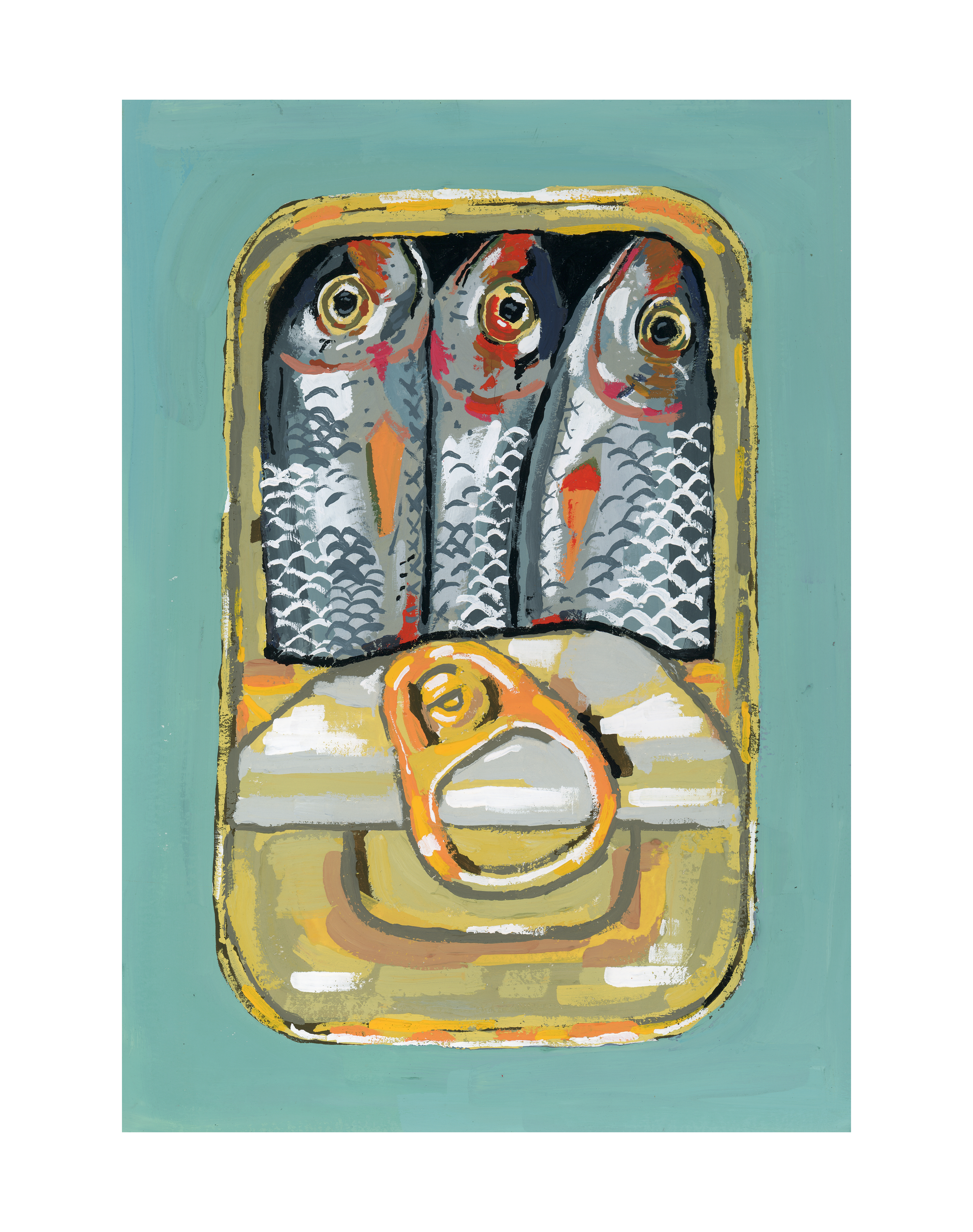 Tin Fish Print